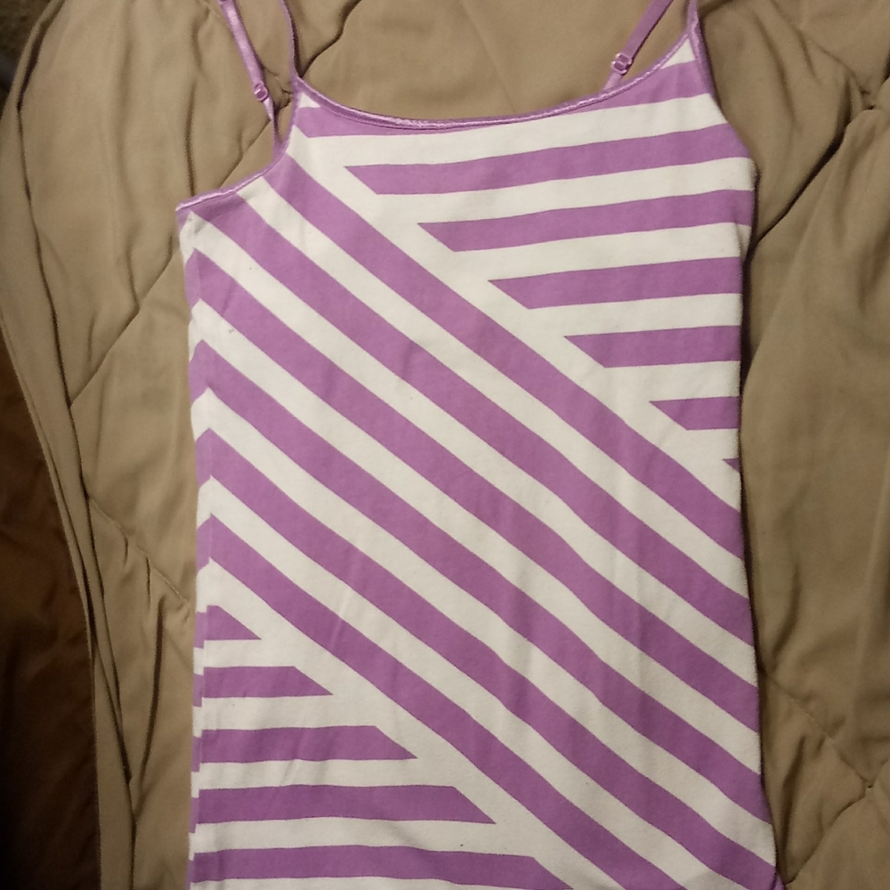 Striped halter top